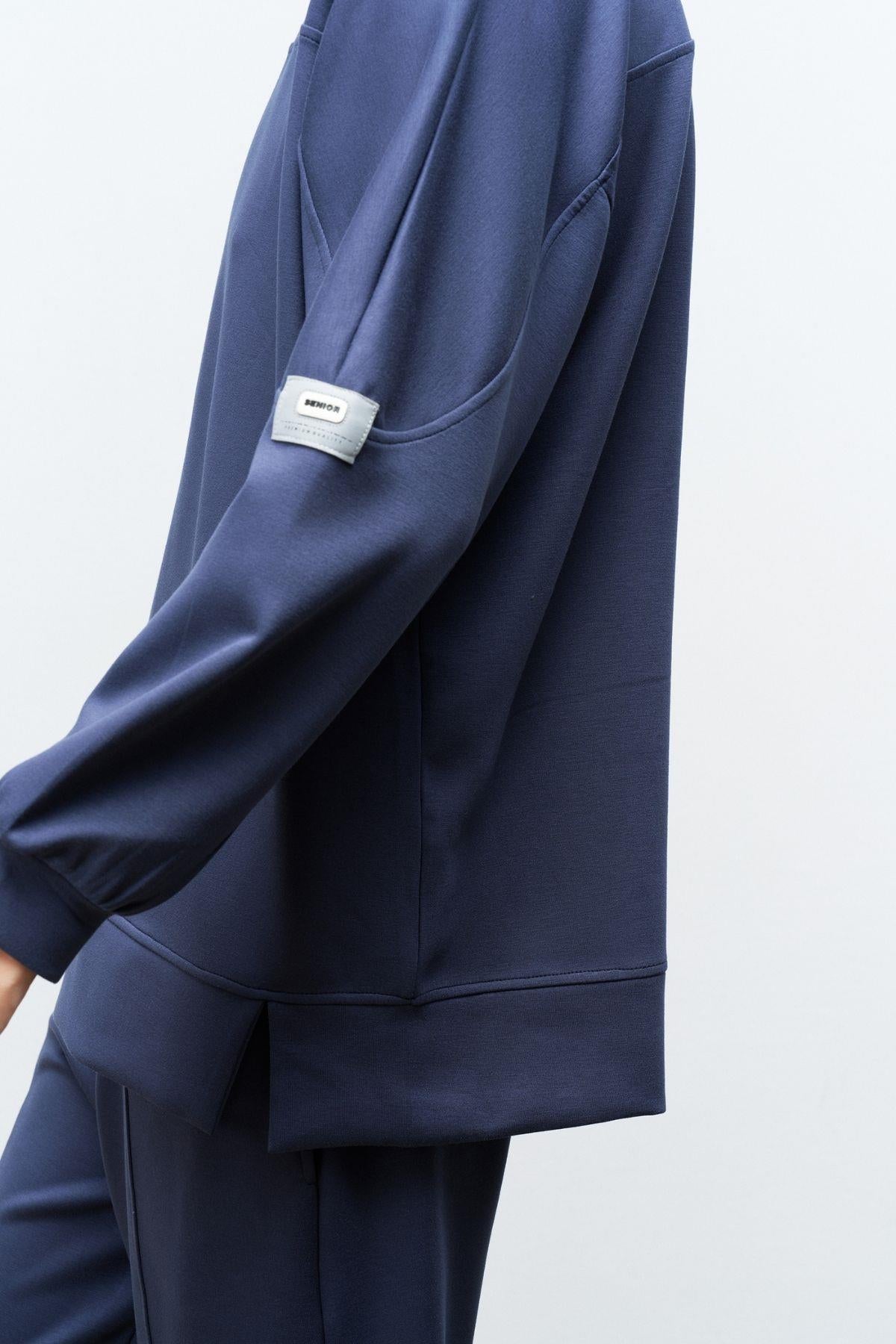 Füme Kadın Premium Modal Süs Etiket Detaylı Jogger Alt-Üst Takım