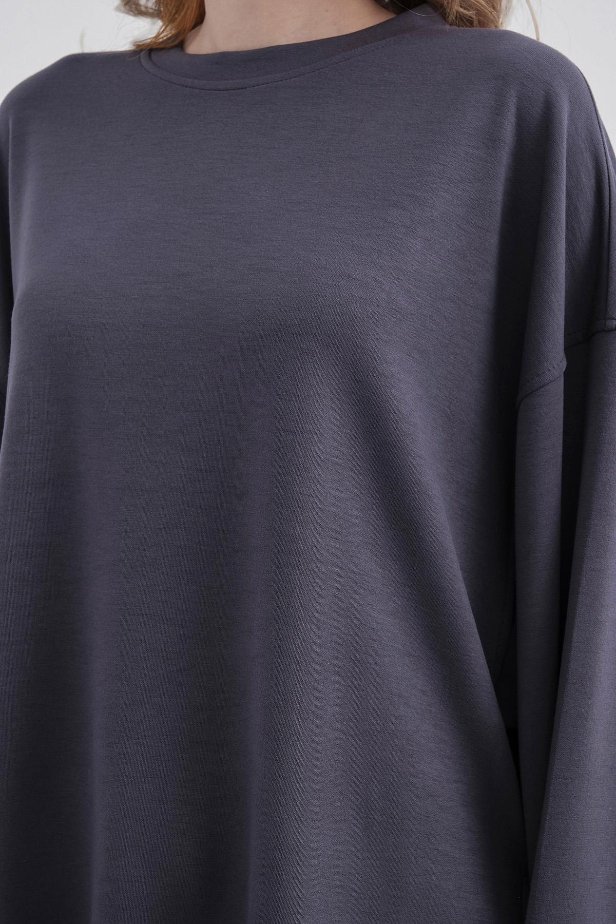 Füme Kadın Yumuşak Dokulu Premium Modal Kumaş Alt-Üst Takım