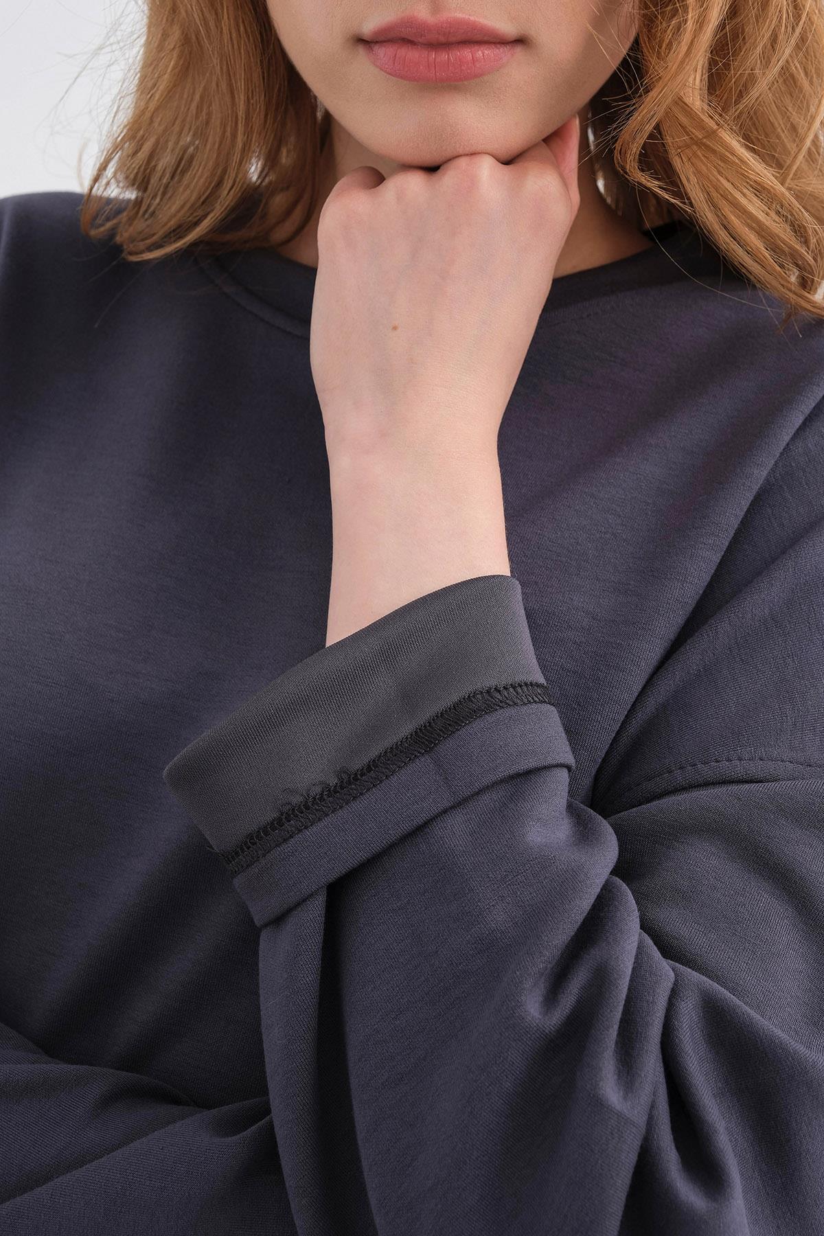 Füme Kadın Yumuşak Dokulu Premium Modal Kumaş Alt-Üst Takım