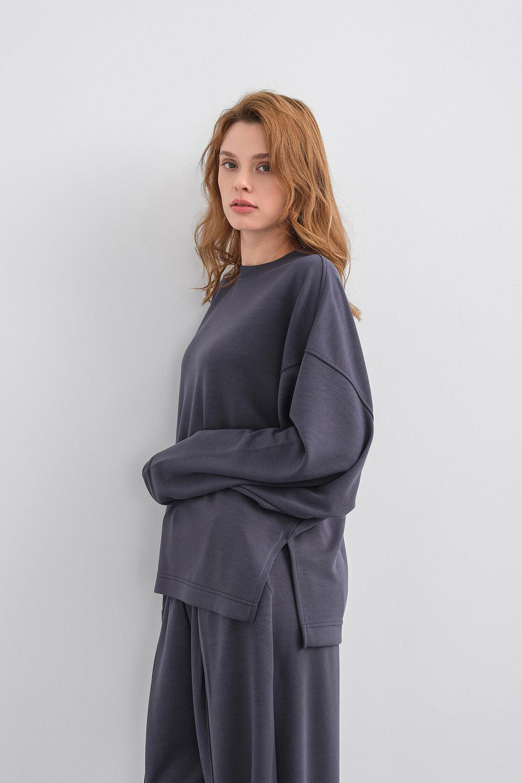 Füme Kadın Yumuşak Dokulu Premium Modal Kumaş Alt-Üst Takım