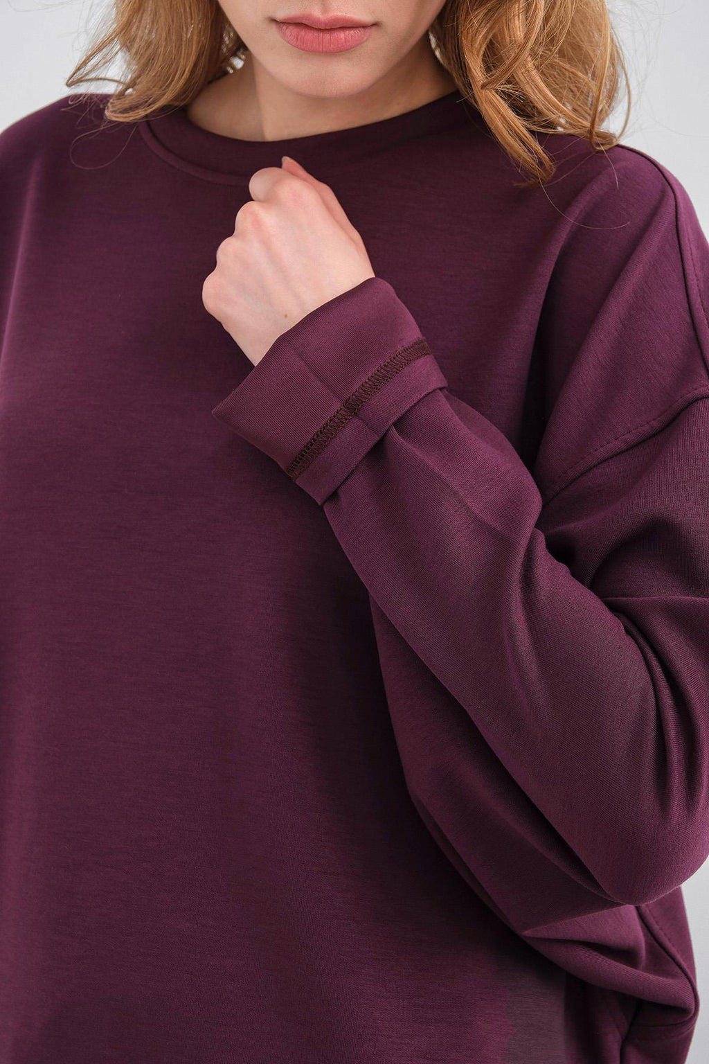 Mürdüm Kadın Yumuşak Dokulu Premium Modal Kumaş Alt-Üst Takım