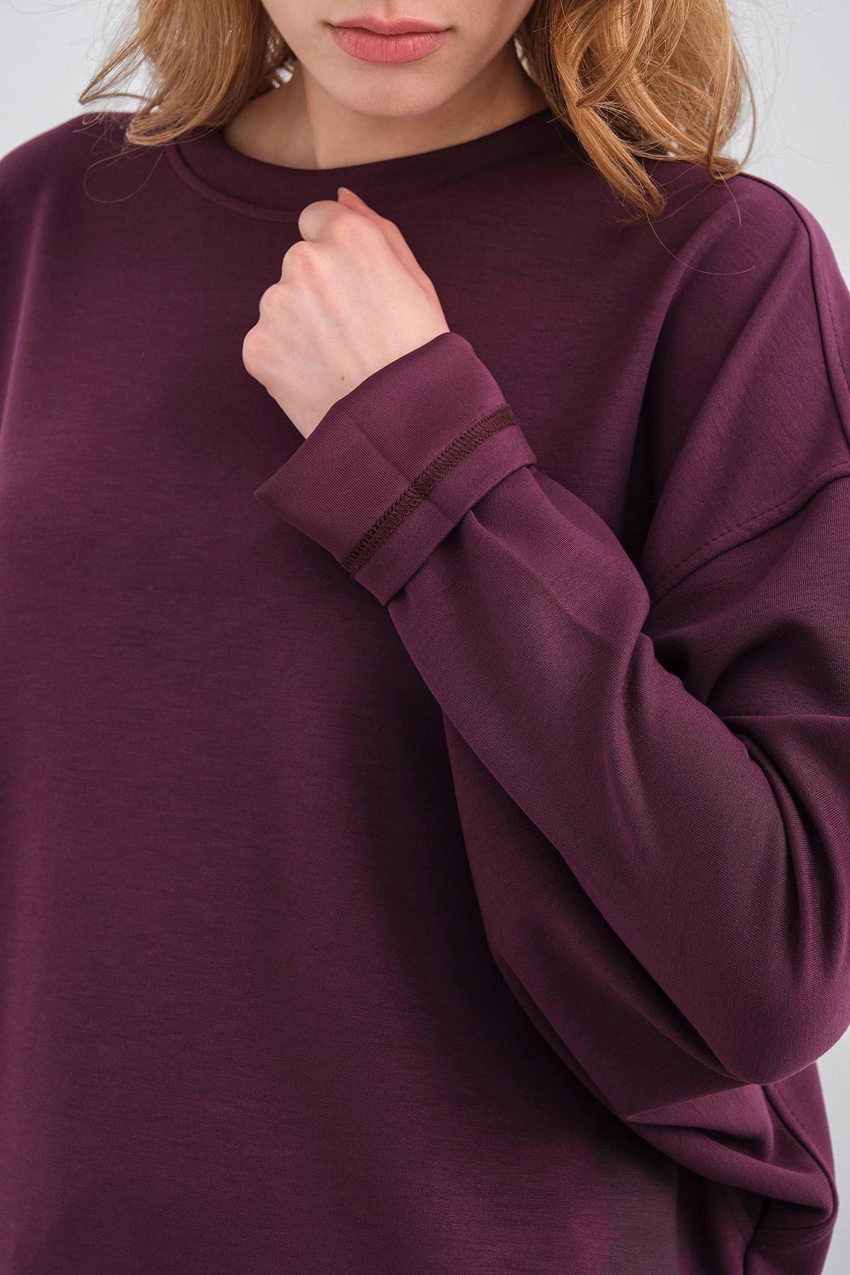 Mürdüm Kadın Yumuşak Dokulu Premium Modal Kumaş Alt-Üst Takım