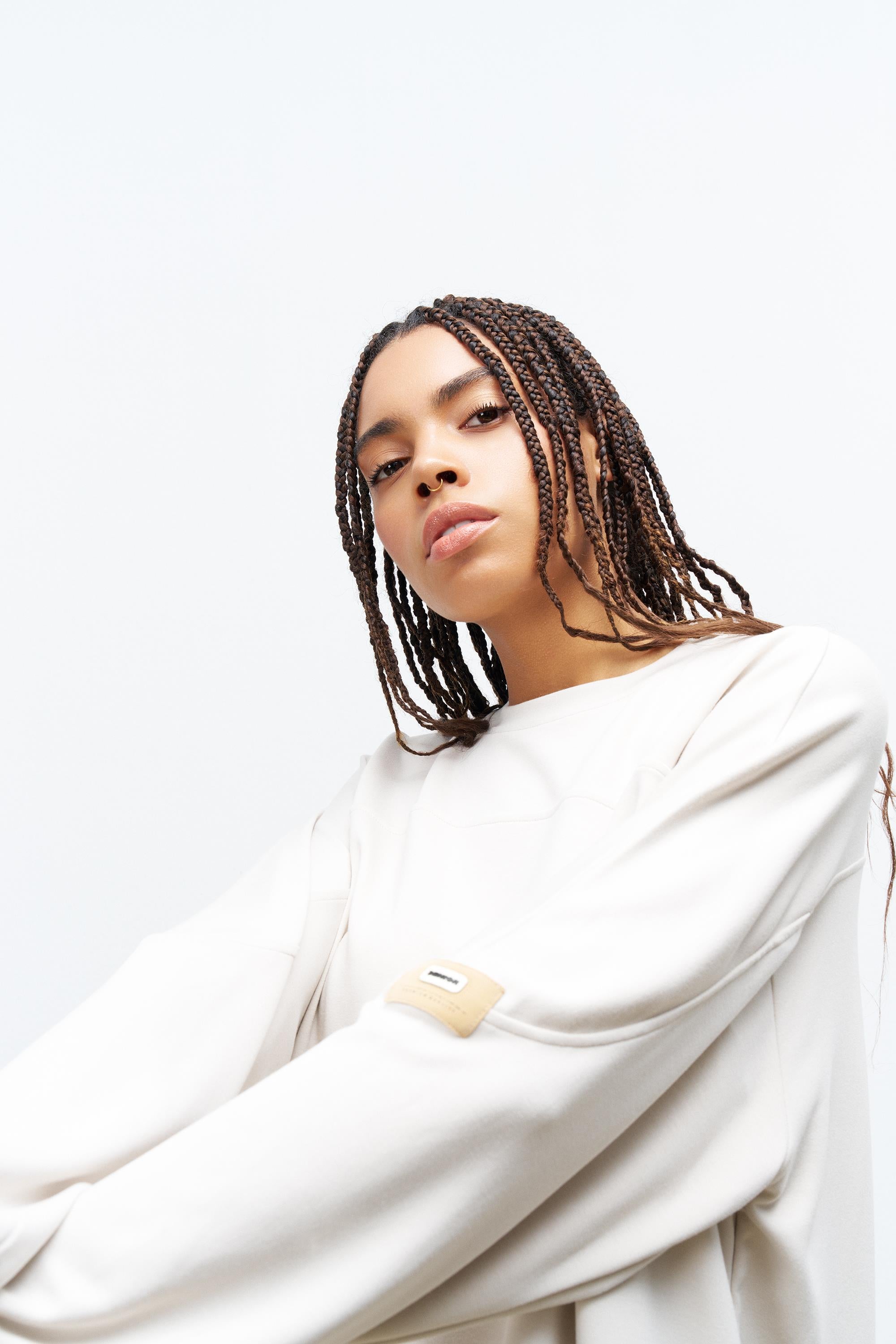 Taş Kadın Premium Modal Süs Etiket Detaylı Jogger Alt-Üst Takım